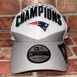 NWT New England Patriots Super Bowl 53 LIII Locker Room Hat Cap Champions 9FORTY